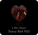 1.70ct Heart - Fancy Red - VS2 GIA certificate.