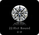 22.01ct Round D-IF GIA certificate. 