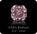 3.02ct Radiant - Fancy Intense Pink - VVS2 GIA certificate.