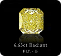 6.63ct Radiant - Fancy Intesne Yellow - IF GIA certificate.